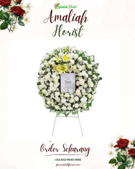 Krans Bunga Duka Seri Menanti